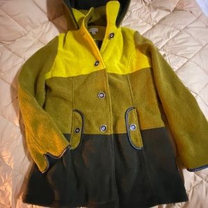 Susan graver green pea coats